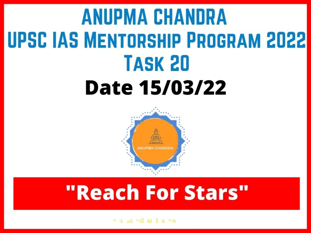 UPSC IAS Prelims 2022 Mentorship Program I Anupma Chandra