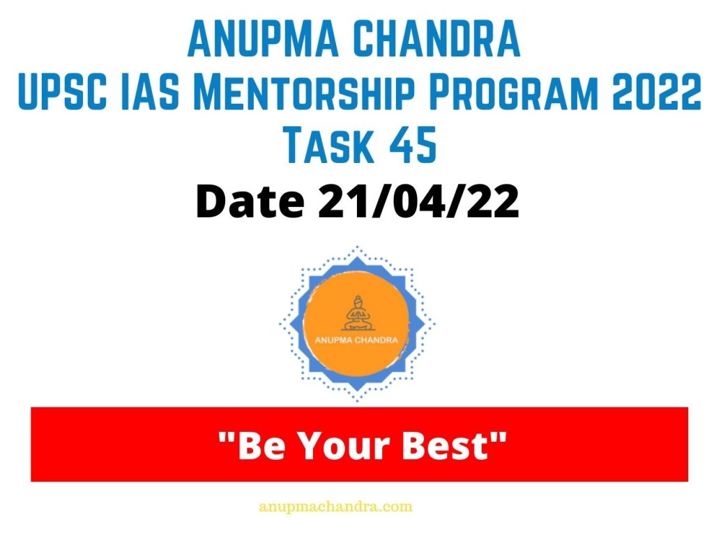 UPSC Prelims Mentorship Program 2022 | Anupma Chandra