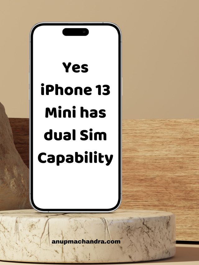 iphone 13 mini has dual sim capabilities